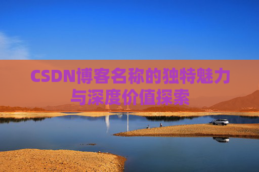 CSDN博客名称的独特魅力与深度价值探索